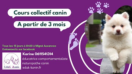 Eduk Kanin, Dresseur de Chiens à Migné-Auxances