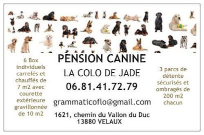 LA COLO DE JADE, Pension pour Chiens à Velaux
