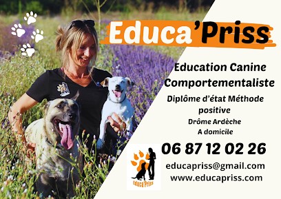 Educa'Priss Educateur Comportementaliste Canin à Domicile - Drôme Ardèche, Dresseur de Chiens à Livron-sur-Drôme