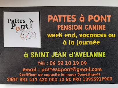 PATTES à PONT, Pension pour Chiens à Saint-Jean-d'Avelanne
