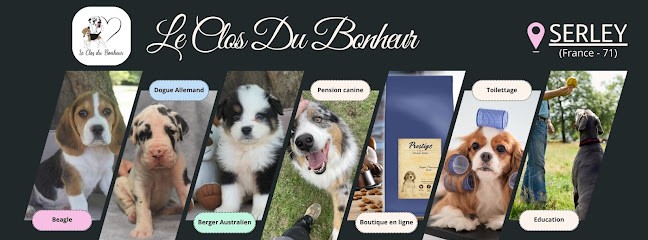 Le Clos Du Bonheur (Élevage, Pension canine, Animalerie, Toilettage), Eleveur de Chiens à Serley