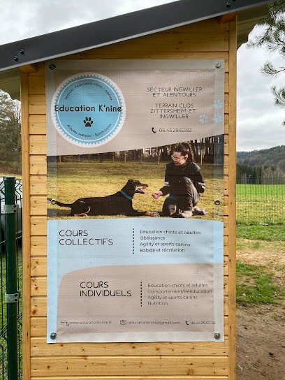 Terrain d'activités d'éducation K'nine, Dresseur de Chiens à Zittersheim